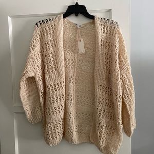 Crochet cardigan sweater